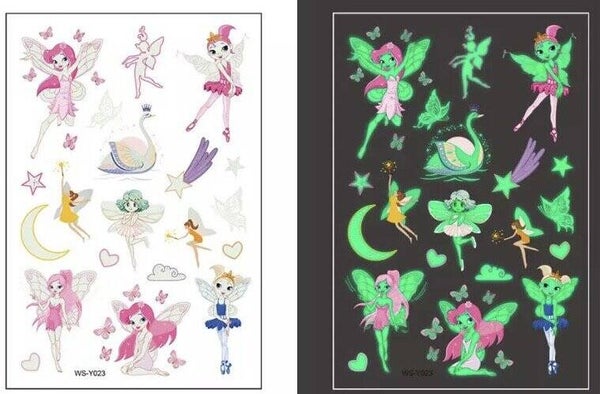 Tattoos glow in the dark fee’s