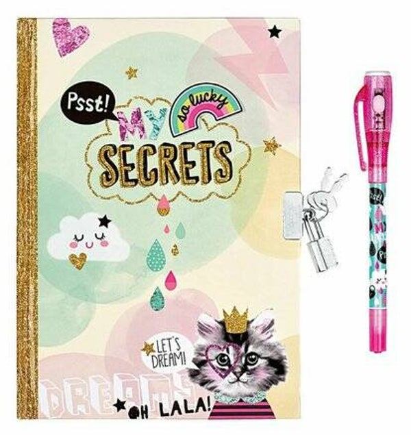 Dagboek my secrets met geheimcodestift