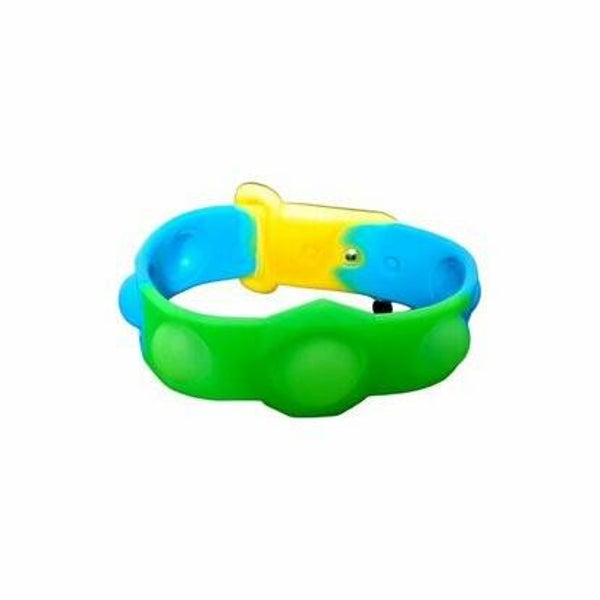 Pop it armband geel blauw