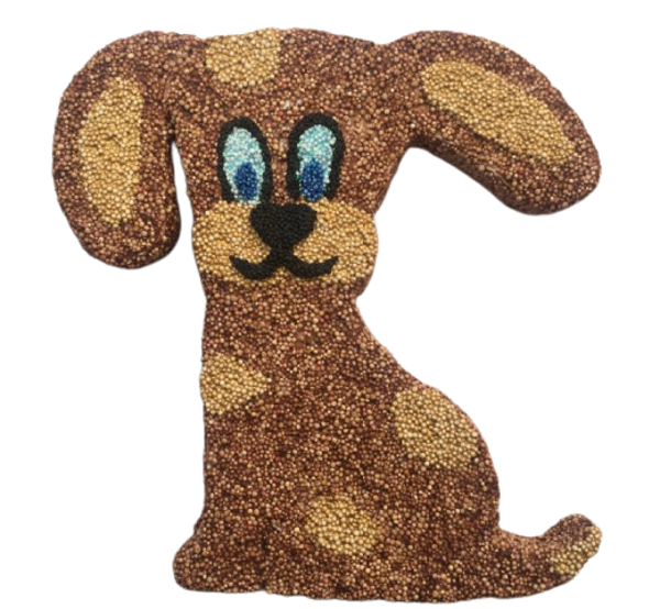 Foam clay hondje