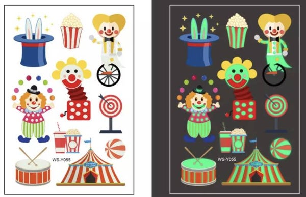 Tattoos glow in the dark