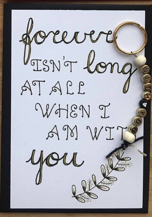 Forever isn’t long at all when i am with you