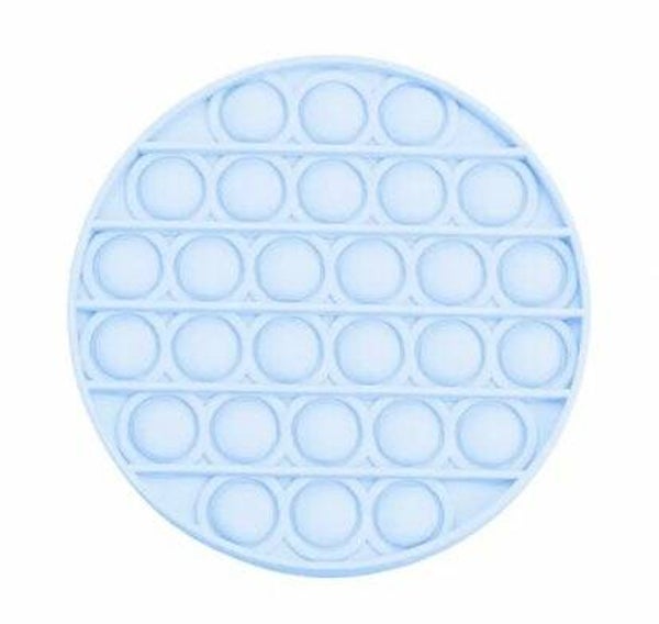 Pop it glow in the dark blauwe cirkel