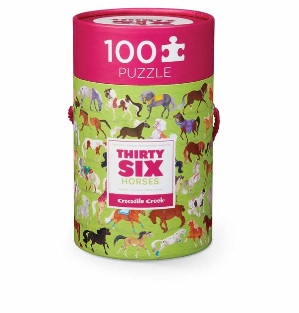 Puzzel paarden 100 stuks