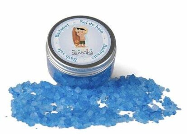 Bath salt blue surfer