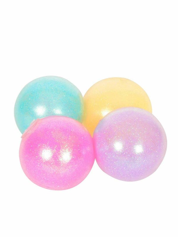 Squeeze ball light up geel