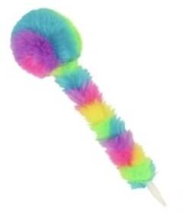 Neon fluffy pen