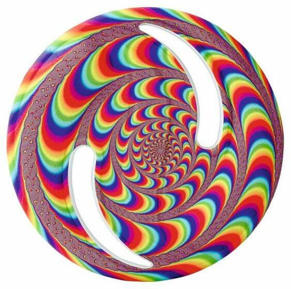 Soft frisbee regenboog