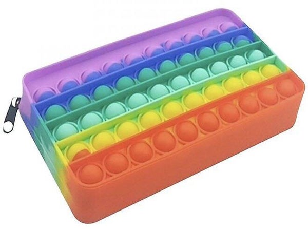 Pop it pennenzak regenboog