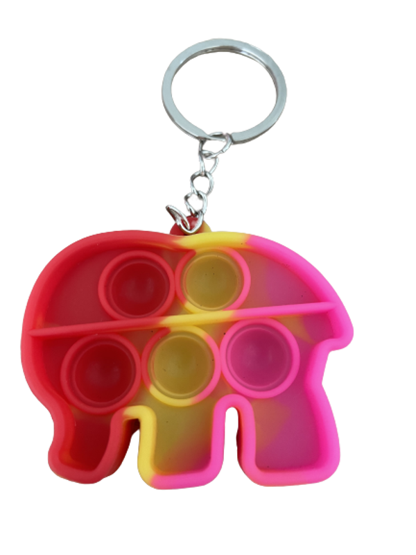 Pop it sleutelhanger olifantje