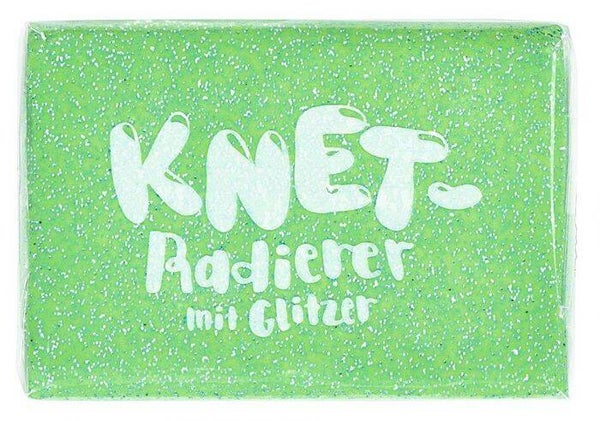 Glitter kneedgum groen