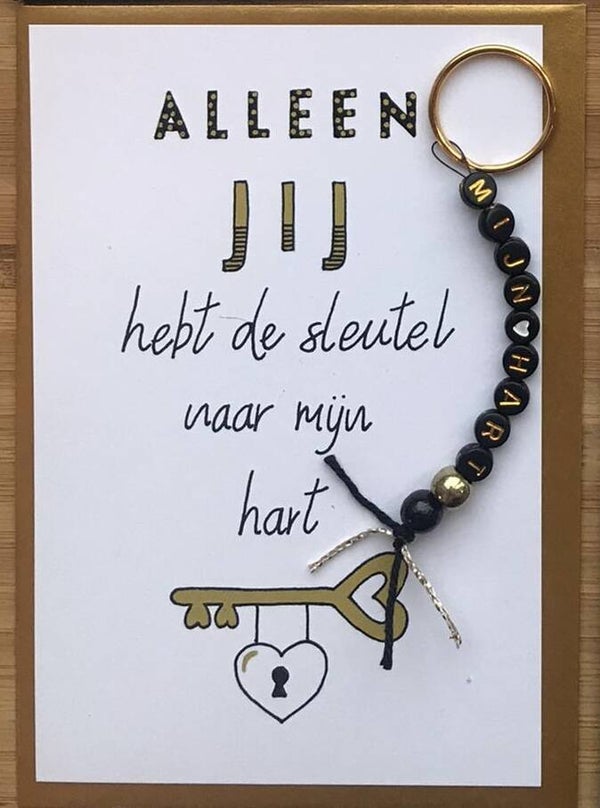 Alleen jij hebt de sleutel naar mijn hart