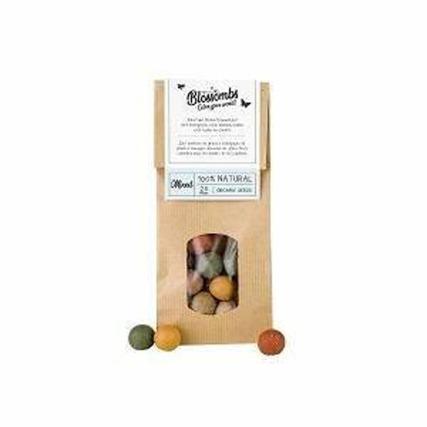 Blossombs bloembommetjes 50 assorti mixed krant bag