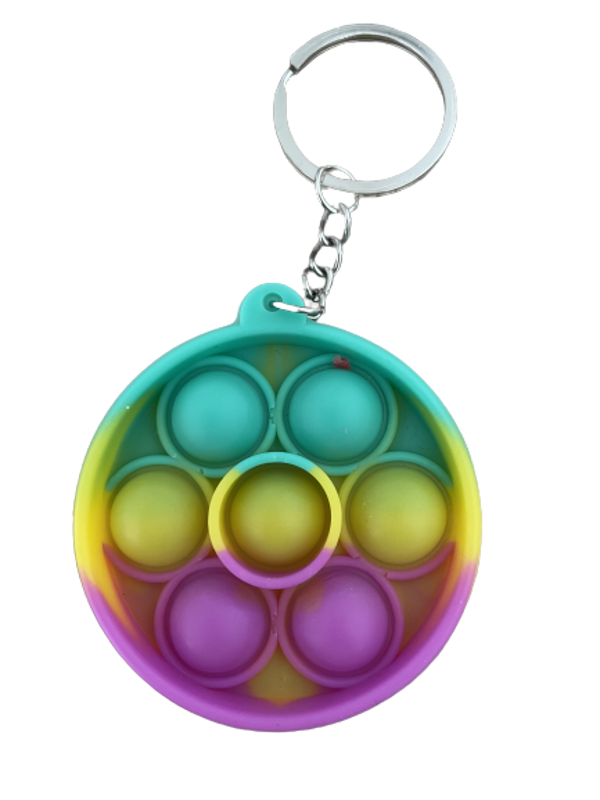 Pop it sleutelhanger cirkel