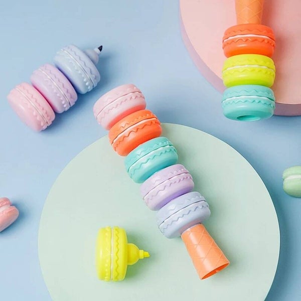 Fluostiftjes macaron