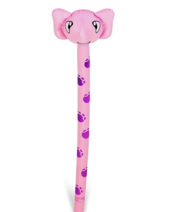 Inflatable tube elephant roze