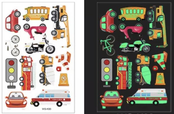 Tattoos glow in the dark