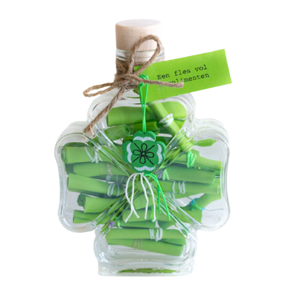 Een fles vol complimenten!