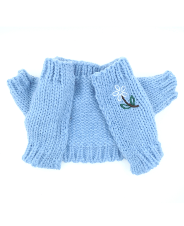 Blauwe gilet