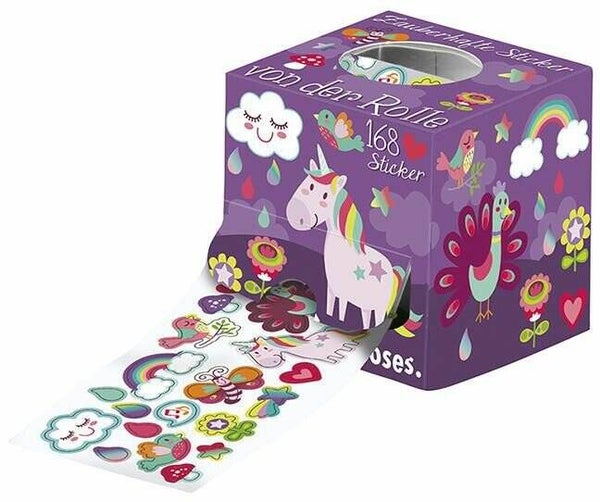 Stickerrol eenhoorn
