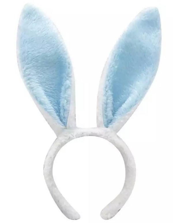 Konijnen oortjes blauw