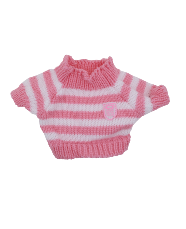 Trui pink stripe
