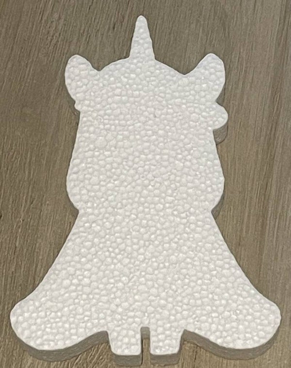 Foam clay eenhoorn