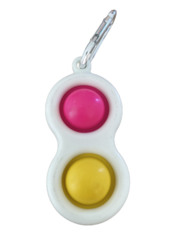 Simple dimpl geel roze