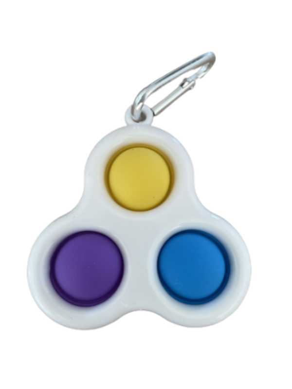 Simple dimpl geel paars blauw