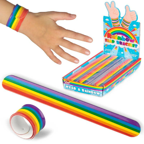 Rainbow snap bracelet