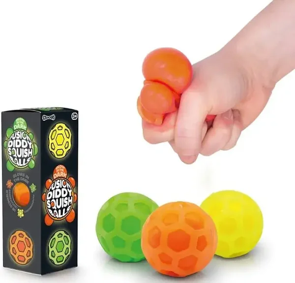 SCRUNCHEMS FUSION DIDDY SQUISH BALLS - 3PK