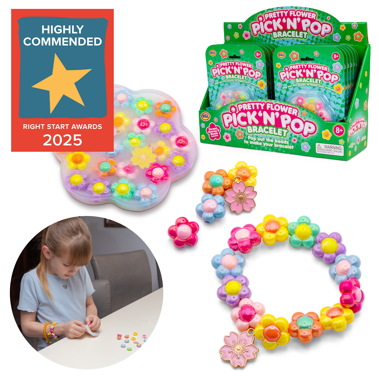 PICK N POP BRACELETS PRETTY FLOWER