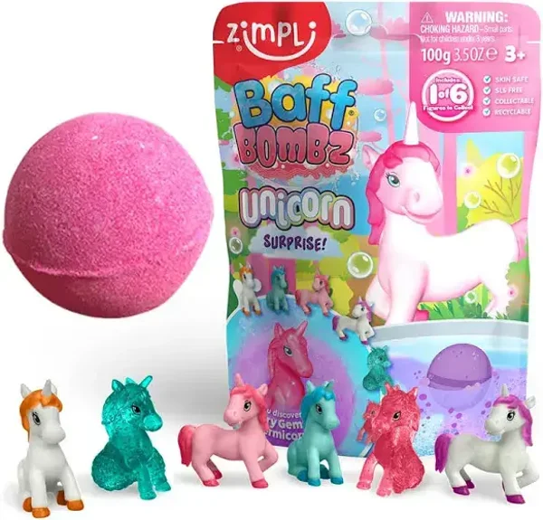 Surprise eenhoorn badbommen