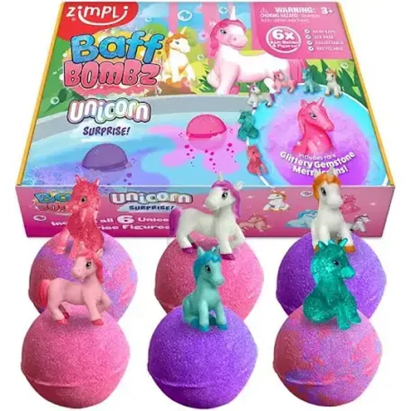 Zimpli Kids Baff Bombz Unicorn Surprise