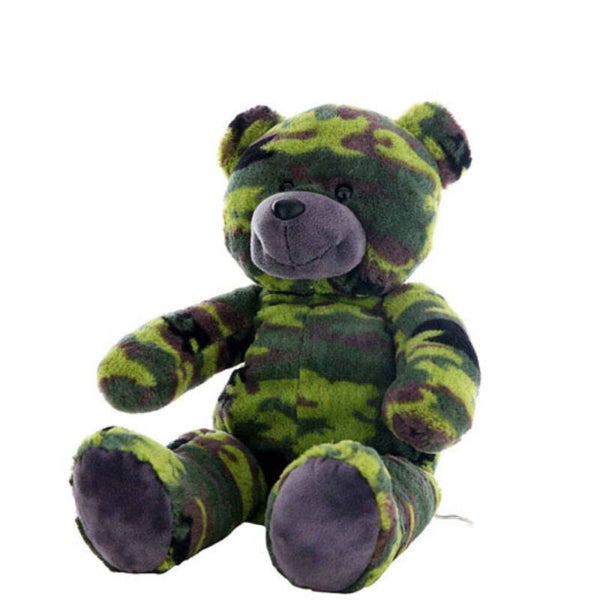 G I camo bear