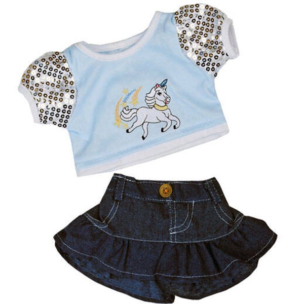 Unicorn glitter outfit