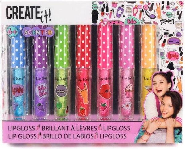 Lipgloss met glitter en geur