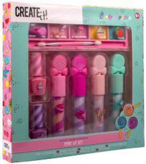 Lipgloss en oogschaduw set