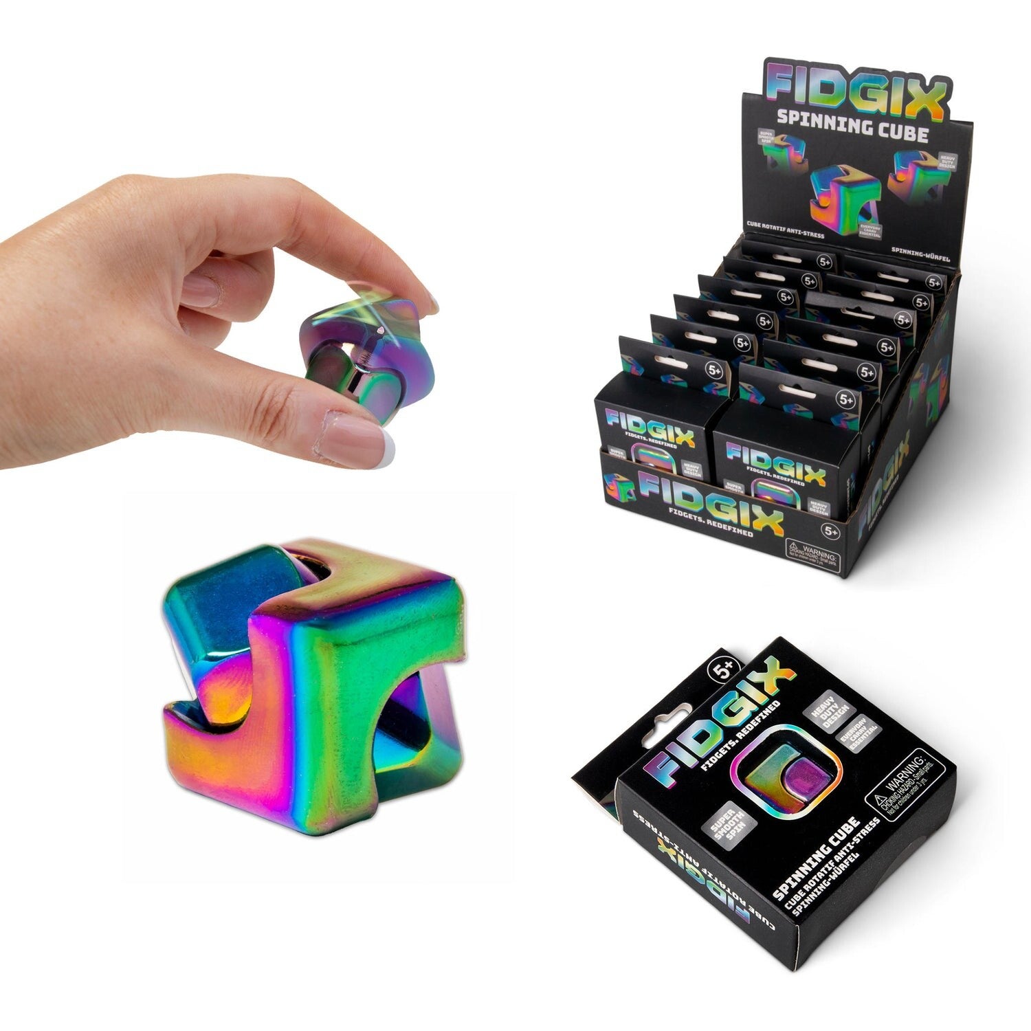 Fidgix spinning Cube