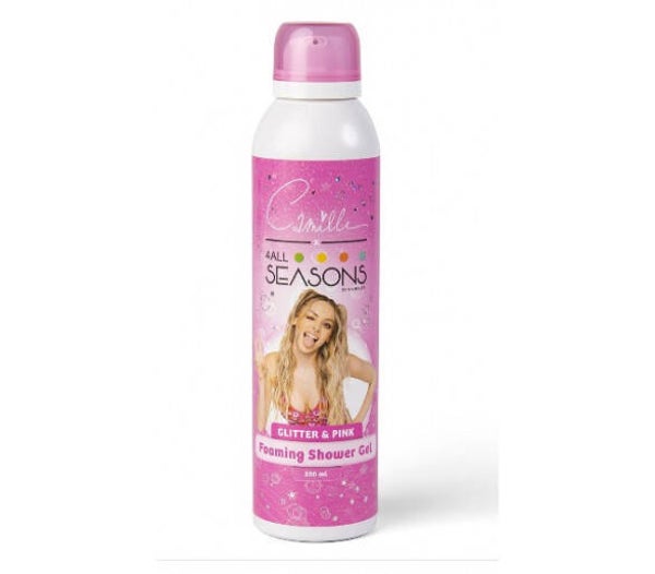 Foaming Shower Gel Camille x 4allseasons Pink & Glitter 200ml