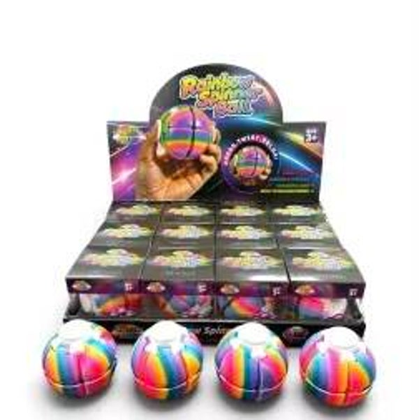 Rainbow spinner ball