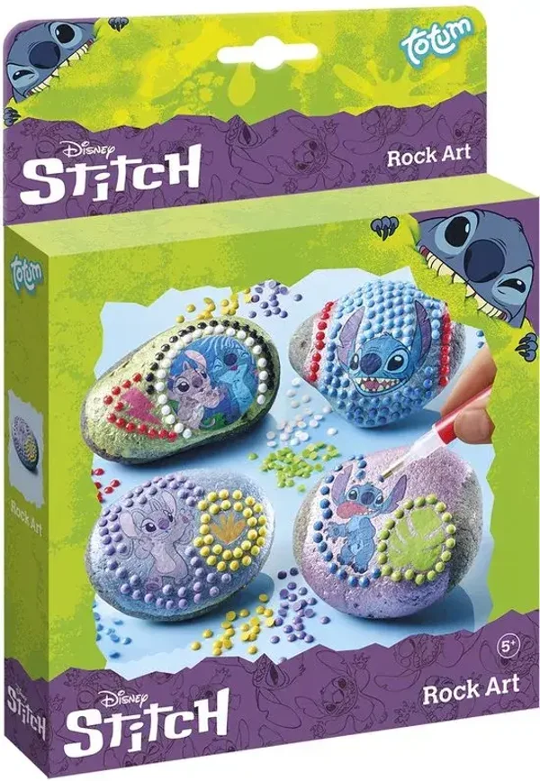 Stitch rock art