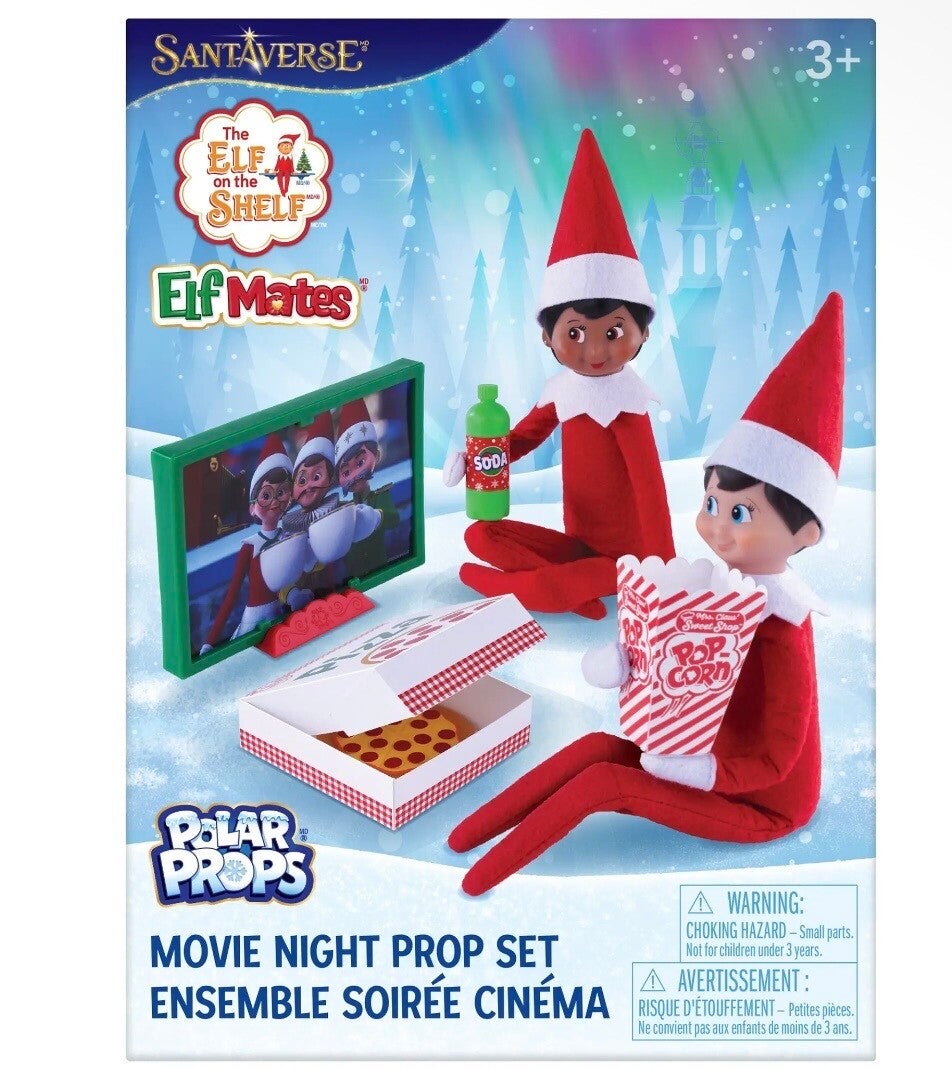 The Elf on the Shelf® – Movie Night Prop Set
