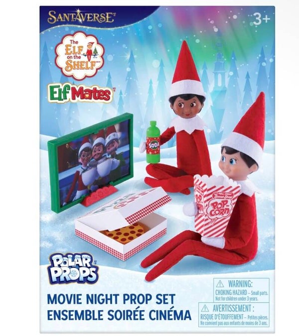 The Elf on the Shelf® – Movie Night Prop Set