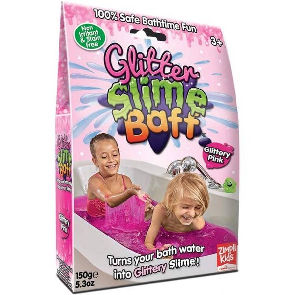 Glitter slime baff