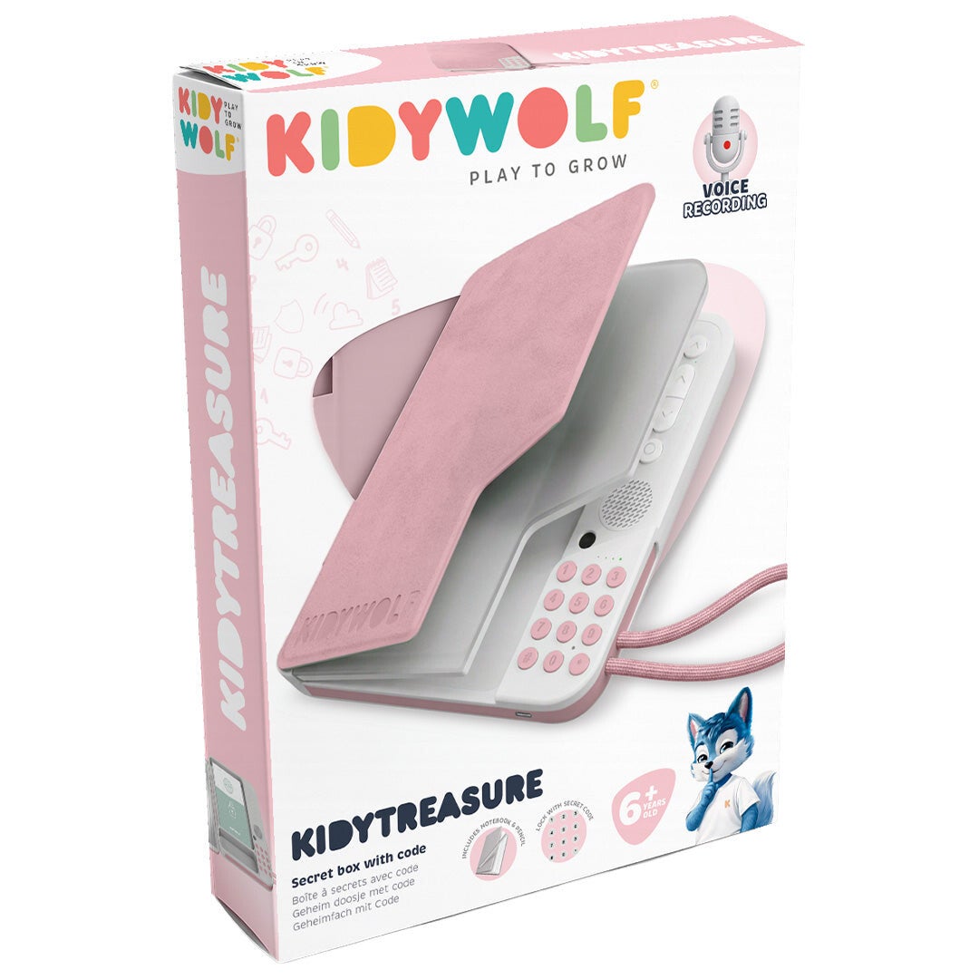 KIDYWOLF KIDYTREASURE: Geheim Dagboek met Code en Spraakopname