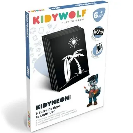 KIDYWOLF KIDYNEON Refill: 5 Extra Ontwerpen