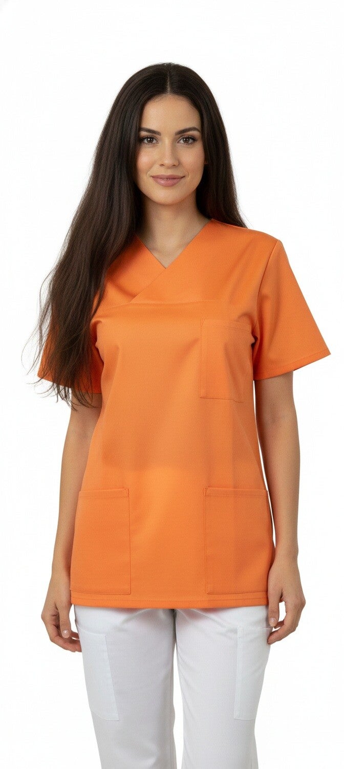 Kasack, Unisex-Schlupfkasack, BIANCA, lachs