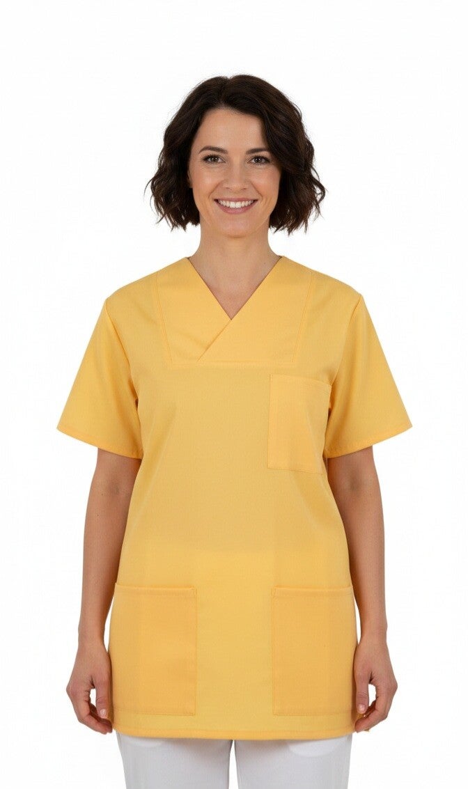 Kasack, Unisex-Schlupfkasack, BIANCA, gelb