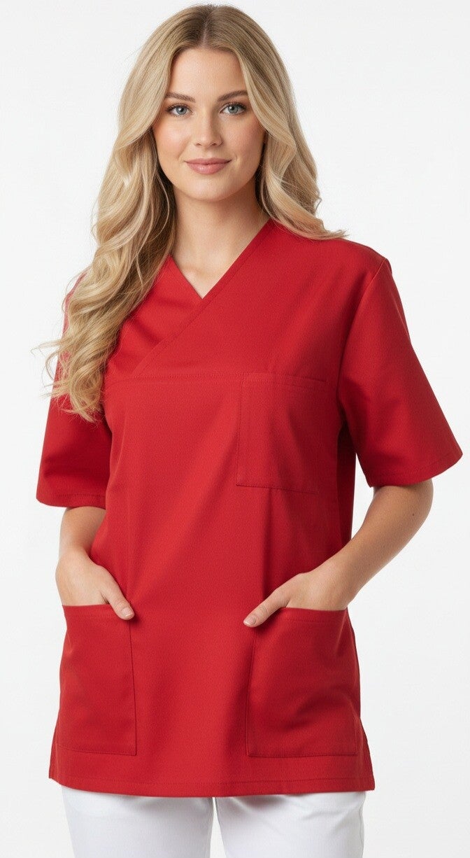 Kasack, Unisex-Schlupfkasack, BIANCA, rot